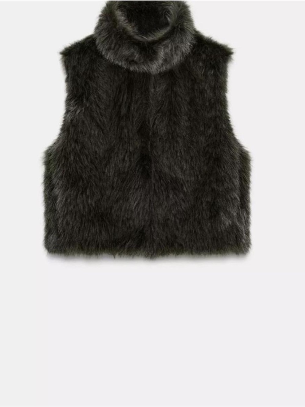Zara faux fur vest